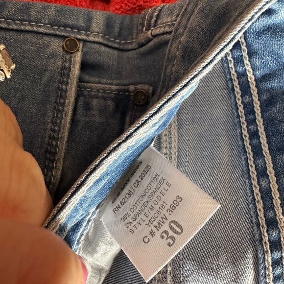 Zara Women's Blue Jeans Size 2 Flare bottom - Picture 6 of 7